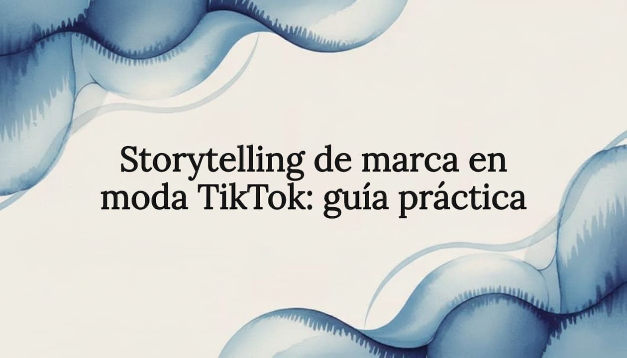 Storytelling de marca en moda TikTok: guía práctica
