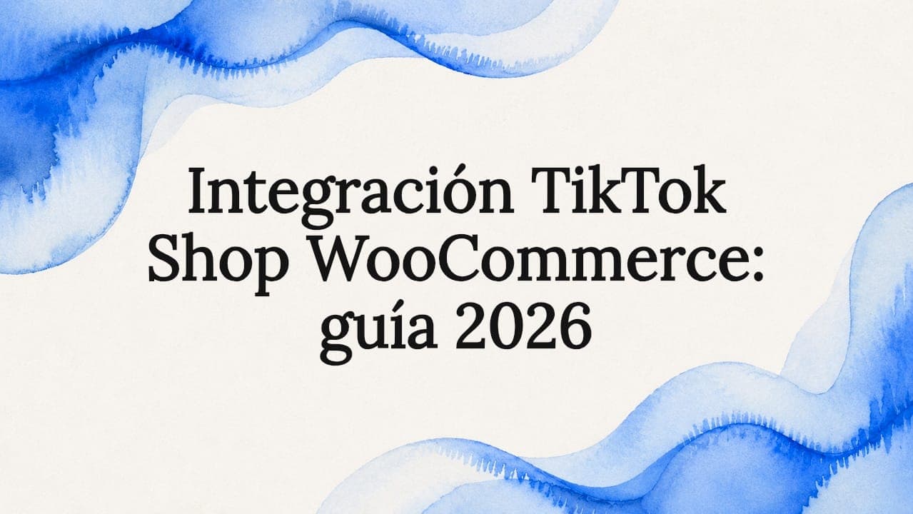 Integración TikTok Shop WooCommerce: guía 2026