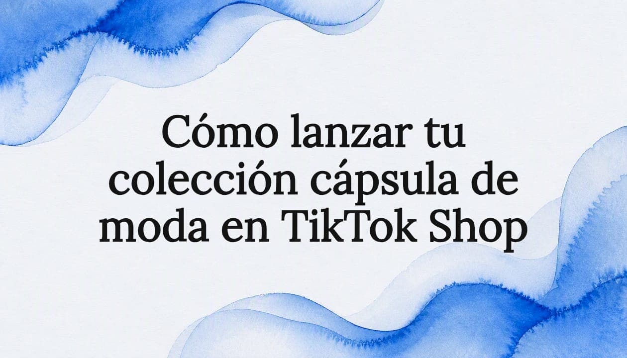 Cómo lanzar tu colección cápsula de moda en TikTok Shop