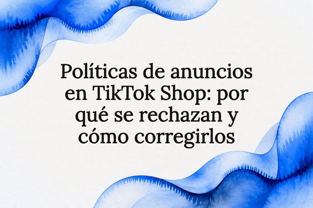 Políticas de anuncios en TikTok Shop: por qué se rechazan y cómo corregirlos