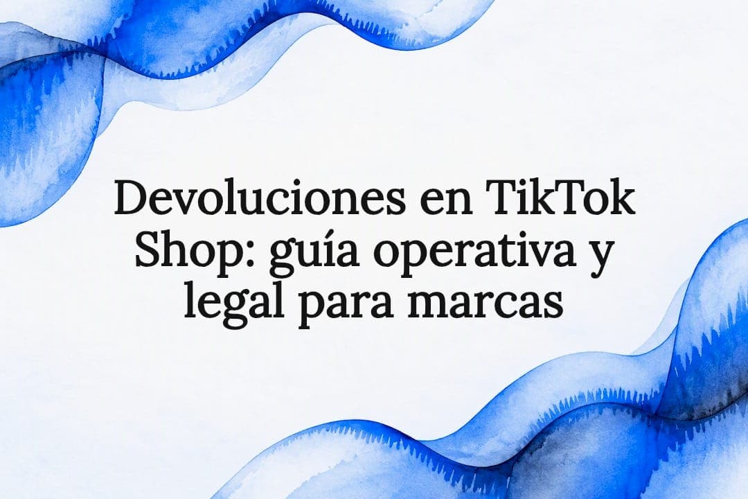 Devoluciones en TikTok Shop: guía operativa y legal para marcas